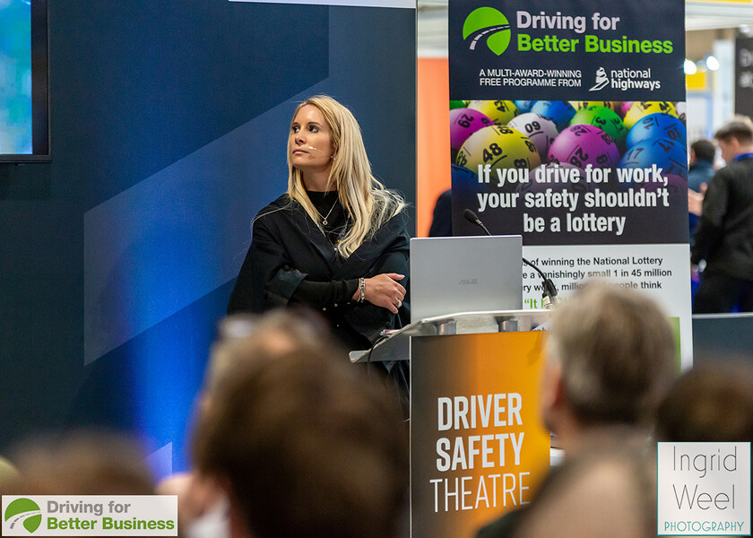 IWM0722 
 Driver Safety Theatre at The Health and Safety Exhibition 
 Keywords: Ingrid Weel Photography, Surrey Photographer, Corporate Photography, Corporate Events, Event Photography, Expo, Exhibitions, Awards Ceremonies, Conferences, DFBB, Driving for Better Business, Highways England, NEC, Health & Safety Exhibition 2024, Policy Builder Launch