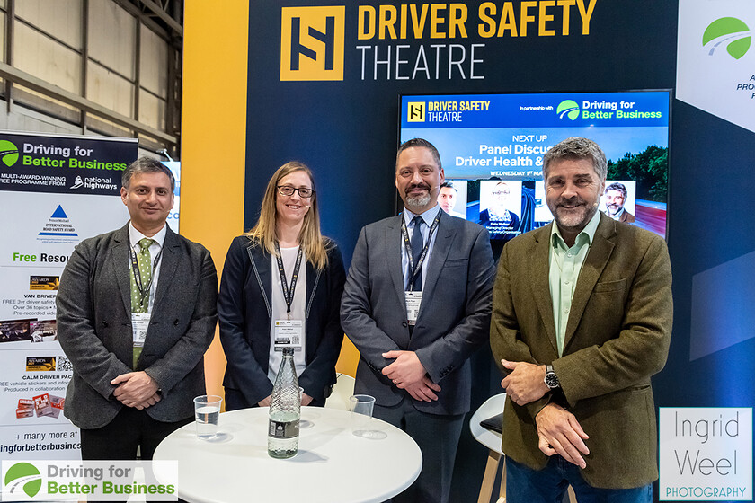 IWP6218 
 Driver Safety Theatre at The Health and Safety Exhibition 
 Keywords: Ingrid Weel Photography, Surrey Photographer, Corporate Photography, Corporate Events, Event Photography, Expo, Exhibitions, Awards Ceremonies, Conferences, DFBB, Driving for Better Business, Highways England, NEC, Health & Safety Exhibition 2024, Policy Builder Launch