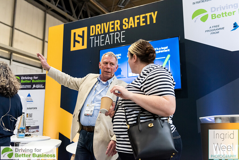 IWP6367 
 Driver Safety Theatre at The Health and Safety Exhibition 
 Keywords: Ingrid Weel Photography, Surrey Photographer, Corporate Photography, Corporate Events, Event Photography, Expo, Exhibitions, Awards Ceremonies, Conferences, DFBB, Driving for Better Business, Highways England, NEC, Health & Safety Exhibition 2024, Policy Builder Launch