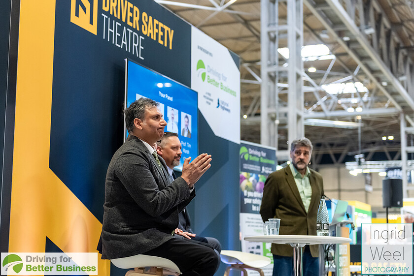 IWP6274 
 Driver Safety Theatre at The Health and Safety Exhibition 
 Keywords: Ingrid Weel Photography, Surrey Photographer, Corporate Photography, Corporate Events, Event Photography, Expo, Exhibitions, Awards Ceremonies, Conferences, DFBB, Driving for Better Business, Highways England, NEC, Health & Safety Exhibition 2024, Policy Builder Launch