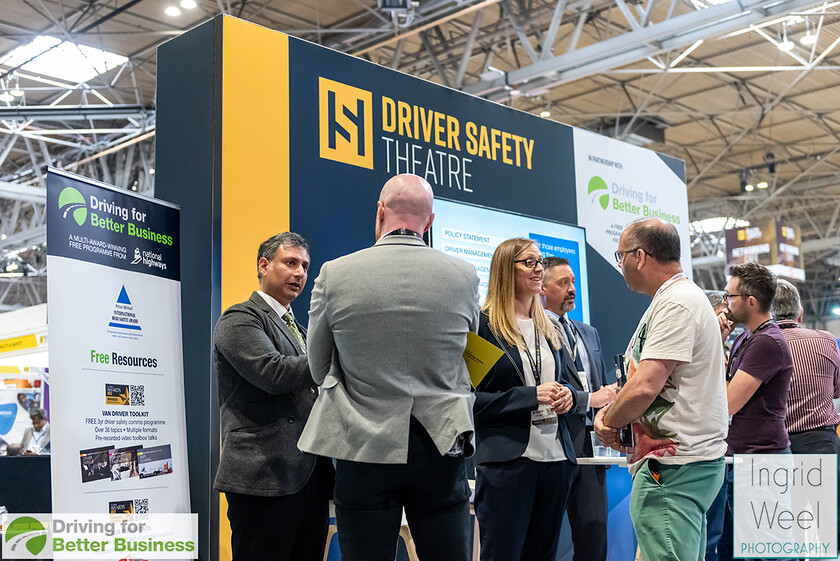 IWP6276 
 Driver Safety Theatre at The Health and Safety Exhibition 
 Keywords: Ingrid Weel Photography, Surrey Photographer, Corporate Photography, Corporate Events, Event Photography, Expo, Exhibitions, Awards Ceremonies, Conferences, DFBB, Driving for Better Business, Highways England, NEC, Health & Safety Exhibition 2024, Policy Builder Launch